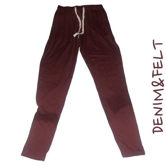 Halara Andorra/Maroon Mid Rise Drawstring Side Pocket Casual Jogger| NEW/NWT♥️ - Picture 6 of 9